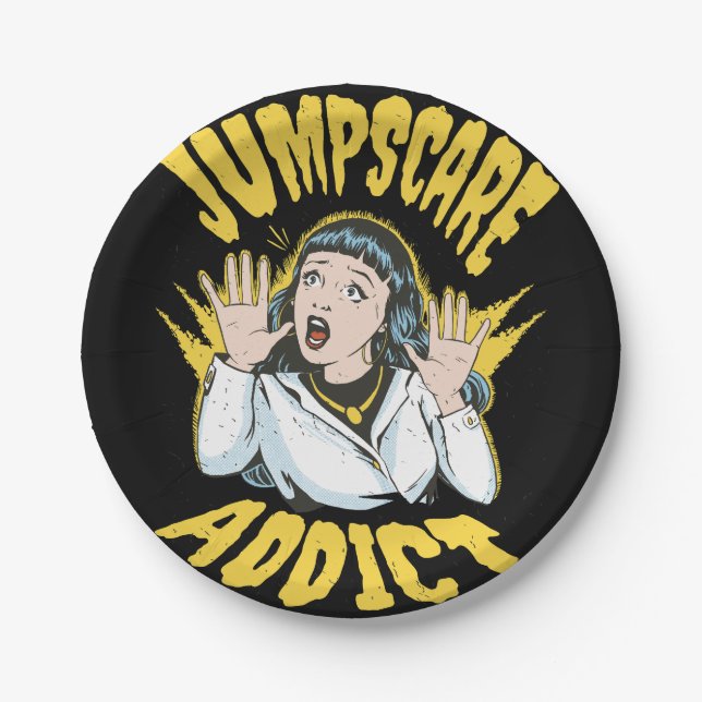 Prato De Papel  Jumpscare Addict  (Frente)