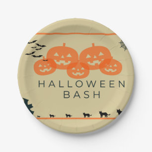 Prato De Papel Junte-se a nós para uma Bash de Halloween Spooktac