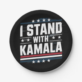 Prato De Papel Kamala Harris