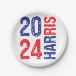 Prato De Papel Kamala Harris