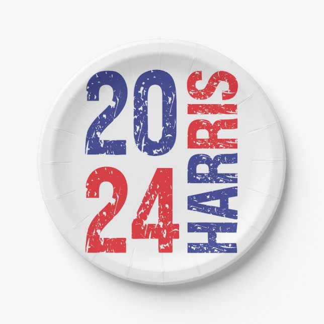 Prato De Papel Kamala Harris (Frente)