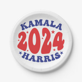 Prato De Papel Kamala Harris