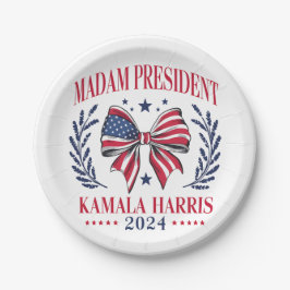 Prato De Papel Kamala Harris
