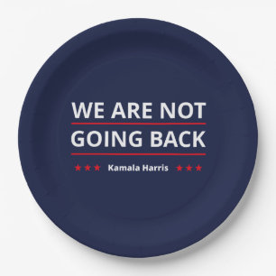 Prato De Papel Kamala Harris - Não Voltaremos A II