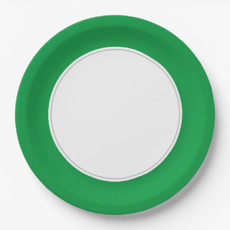 Prato De Papel Kelly Green Paper Plates