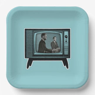 Prato De Papel Kennedy Nixon 1960 TV Debate