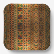 Kente Party Plates