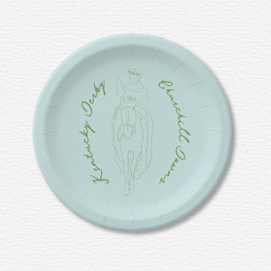 Prato De Papel Kentucky Derby Paper Plates