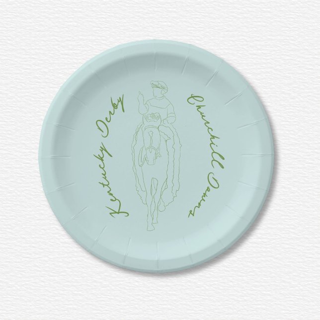 Prato De Papel Kentucky Derby Paper Plates (Criador carregado)