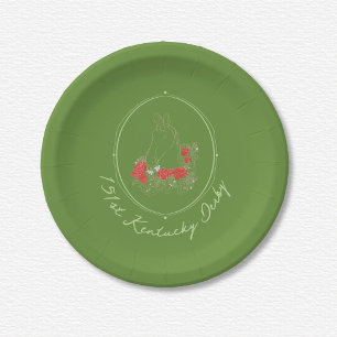 Prato De Papel Kentucky Derby Paper Plates