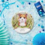 Prato De Papel Kids Whimsster Birthday<br><div class="desc">Sirva sorrisos com as nossas placas de papel de Aniversário do Hamster Whimsical Hamster. Cada prato é enfeitado com ilustrações alegres de hamster, adicionando um traço de diversão à sua mesa de festa. Feitas a partir de um papel resistente, estas placas são perfeitas para segurar uma variedade de deliciosos tratamentos...</div>