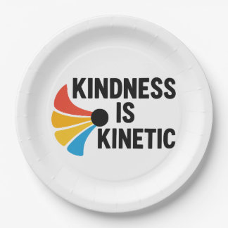 Prato De Papel Kindness is Kinetic