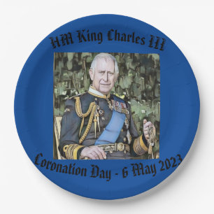 Prato De Papel King Charles III Coronation