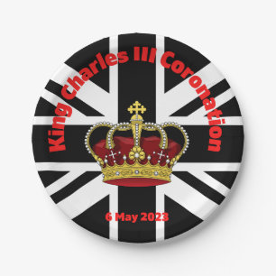 Prato De Papel King Charles III Coronation