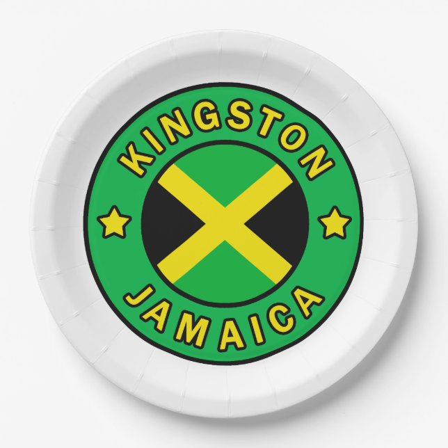 Prato De Papel Kingston Jamaica (Frente)