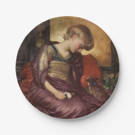 Prato De Papel Kitten (por Frederic Leighton)