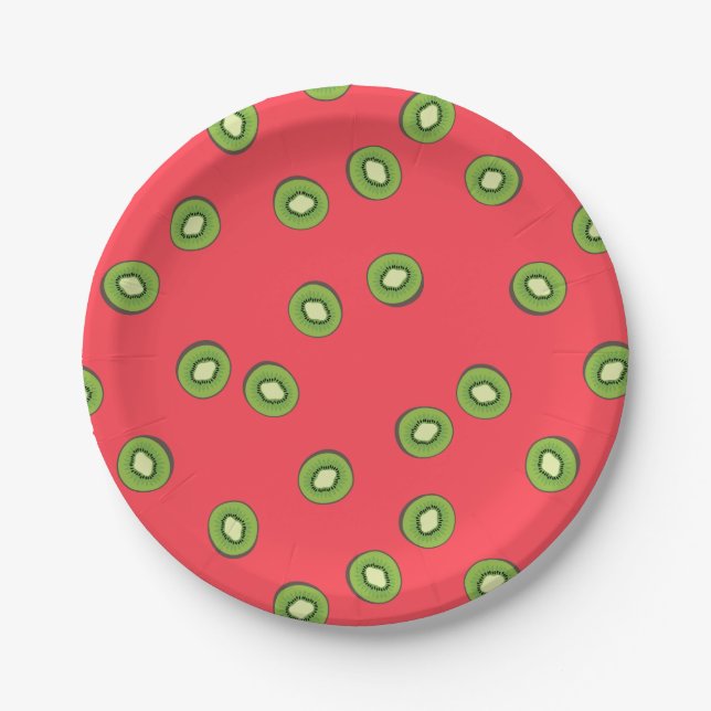 Prato De Papel Kiwi (Frente)