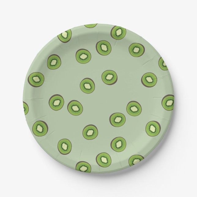 Prato De Papel Kiwi (Frente)