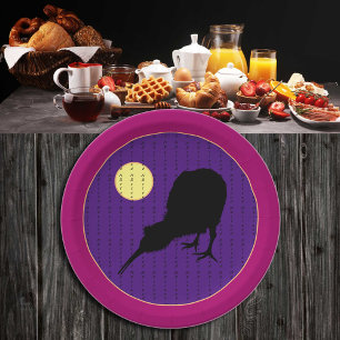 Prato De Papel Kiwi Bird & Moon - Partido/CHURRASCO da Nova Zelâ