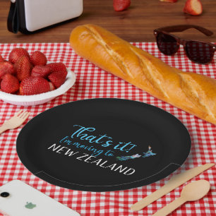 PRATO DE PAPEL KIWI NEW ZEALAND PAUA