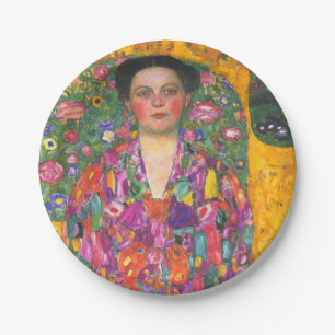 Prato De Papel Klimt Retrato de Eugenia Primavesi