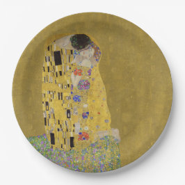 Prato De Papel Klimt's The Biss - Arte Romântica Nouveau