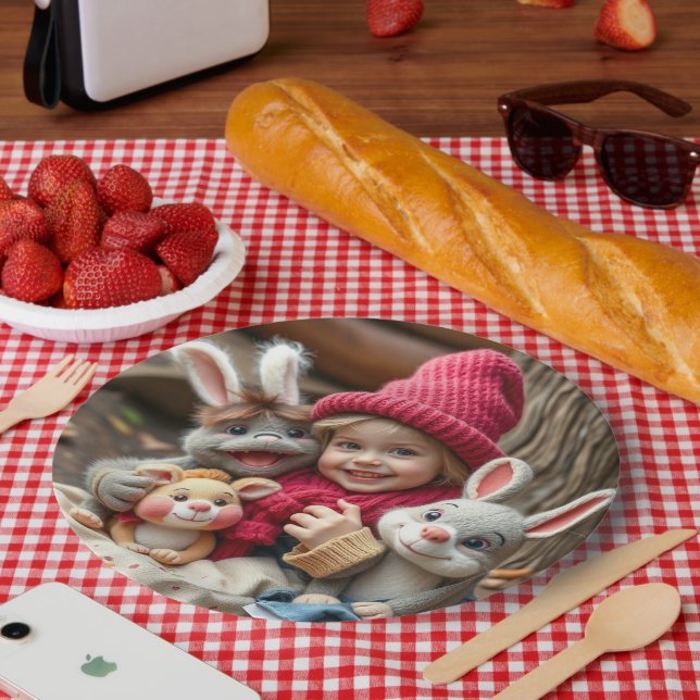 Prato De Papel Kuschelfreunde im Herbstzauber (Piquenique)