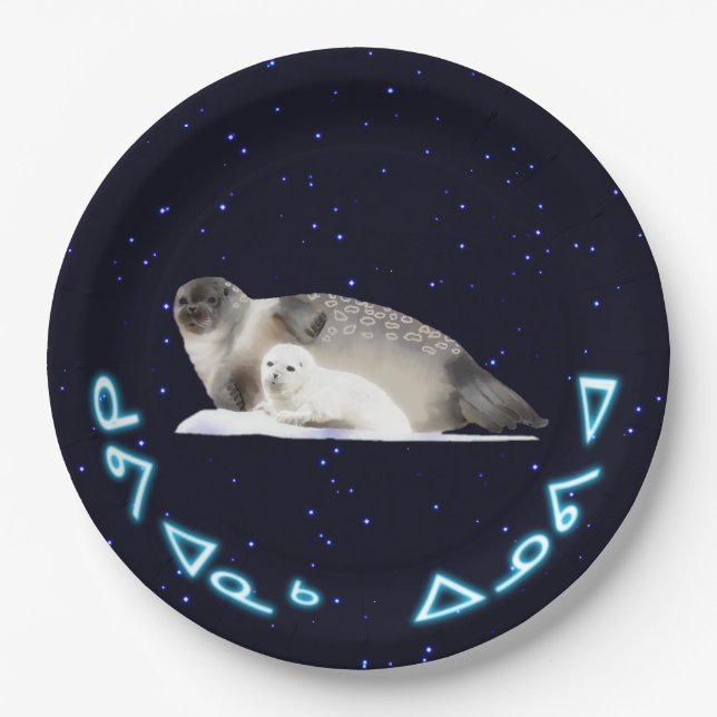 Prato De Papel Kuvianak Innovia - Selo com Toque (Frente)