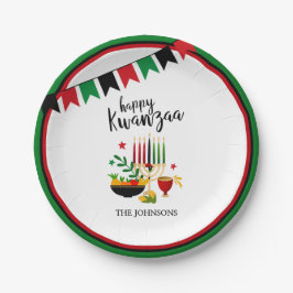Prato De Papel Kwanzaa