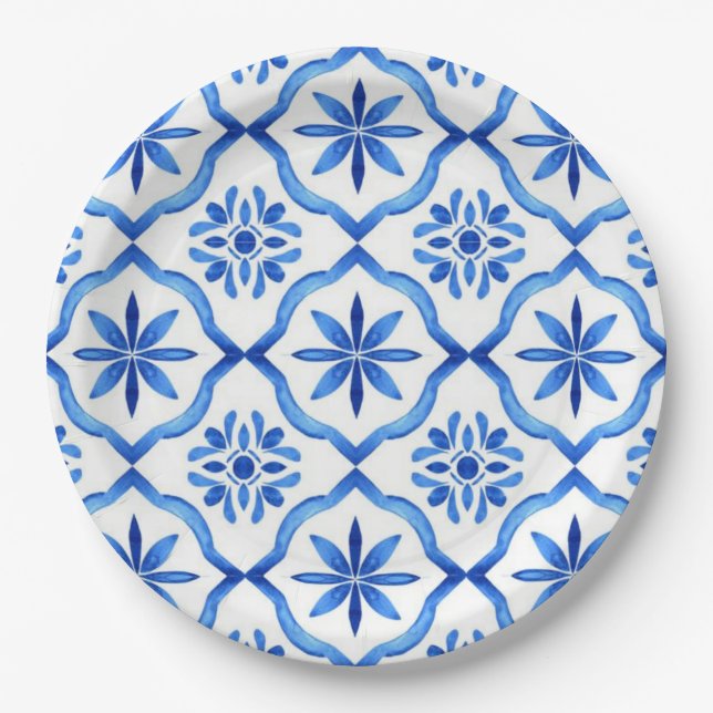 Prato De Papel La Dolce Vita Chuveiro de Noiva de Verão Italiano (Frente)