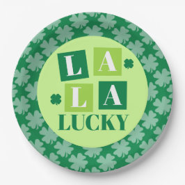 Prato De Papel La La Lucky St. Patrick’s Day Green