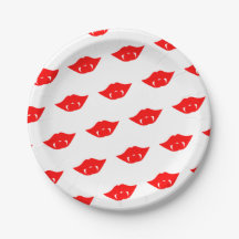 Lábios vermelhos brilhantes