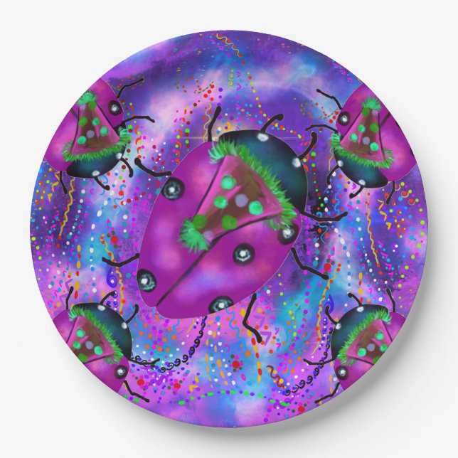 PRATO DE PAPEL LADYBUG ART (Frente)