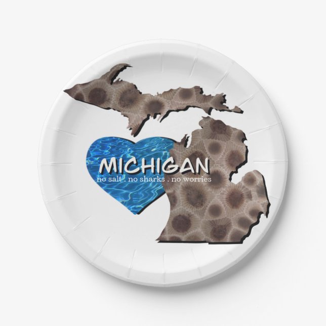 Prato De Papel Lagos Excelentes | sem sal, sem tubarões, sem preo (Frente)