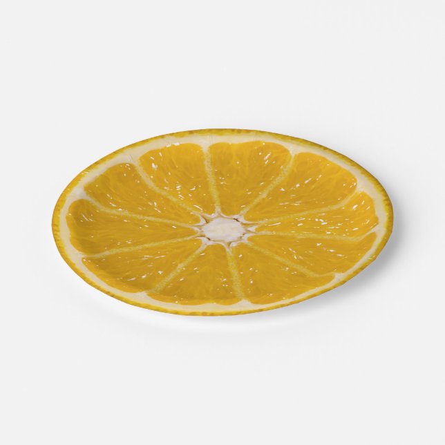 Prato De Papel Laranja (Inclinado)