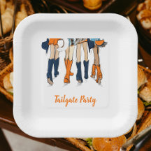 Laranja e Azul Marinho Southern Tailgate Senhoras