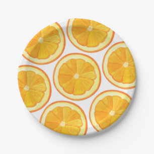 Prato De Papel Laranjas - Placas de Papel