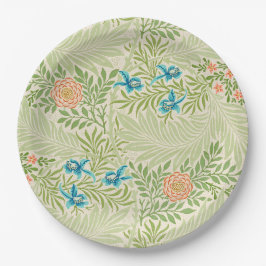 Prato De Papel Larkspur Pattern (por William Morris)