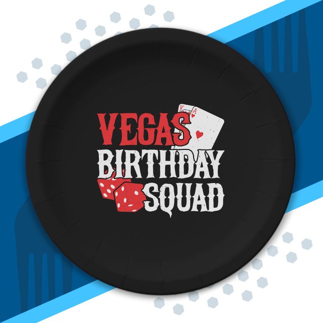 Prato De Papel Las Vegas Birthday - Party in Vegas Birthday Squad (Criador carregado)