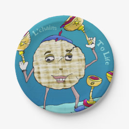 Prato De Papel L'chaim Pesach