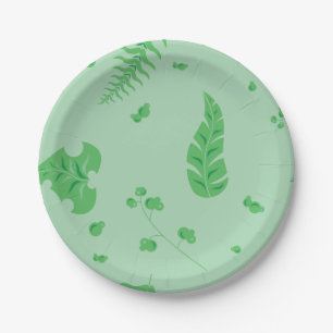 Prato De Papel Leafy
