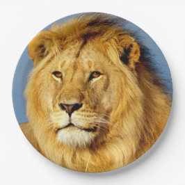 Prato De Papel Leão Africano 2