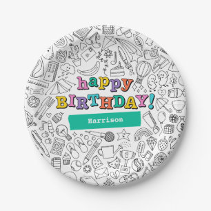 Prato De Papel Legal coloração de chapas de papel personalizáveis