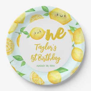Prato De Papel Lemon Birthday