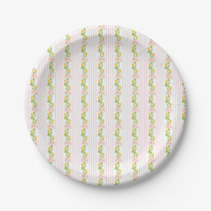 Prato De Papel Lemonade First Birday Paper Plates