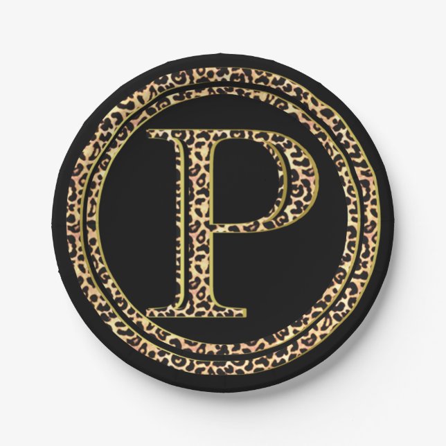 Prato De Papel Leopardo P (Frente)