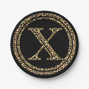 Prato De Papel Leopardo X