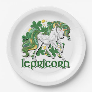 Prato De Papel Lepricorn