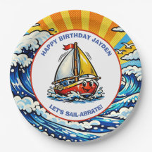 Let's Sail-abrate | Sailboat Themed Boy's Birthday
