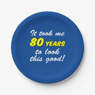 Prato De Papel Levei 80 Anos Para Parecer Este Bom Azul